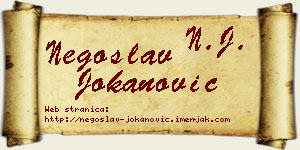 Negoslav Jokanović vizit kartica